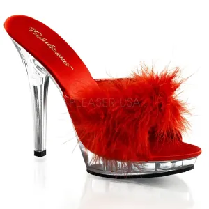 5" Stiletto Marabou Slipper (LIP-101-8)