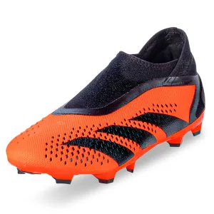 adidas Predator Accuracy.3 Laceless Firm Ground Soccer Cleats (Tea Solar Orange/Black)