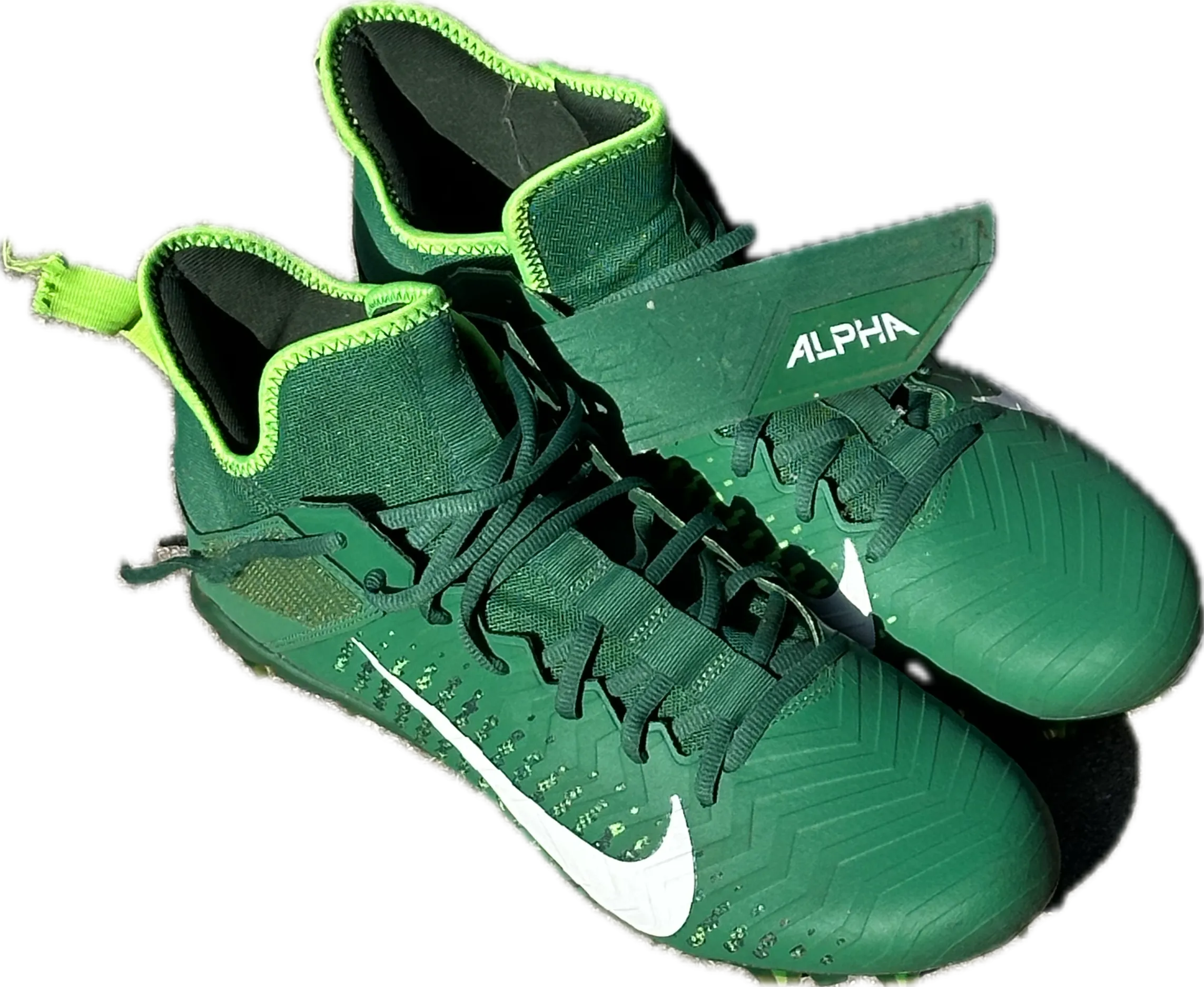 Ballers: Alonzo’s Green NIKE Football Cleats