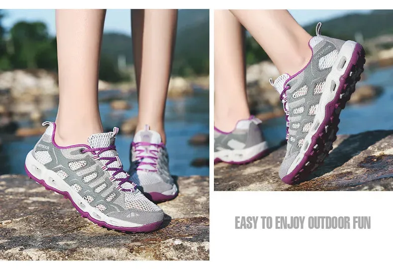 Breathable Hollow Sole Trekking Shoes