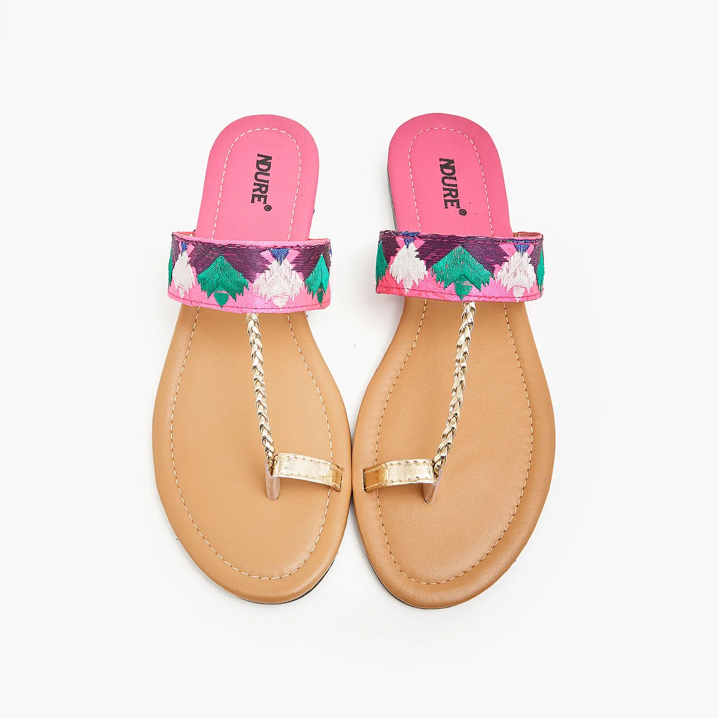 Embroidered Ladies Chappal