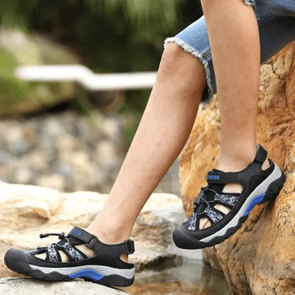 Fashionable Non-Slip Sports Breathable Men's Open Heel Sandals - SF0750