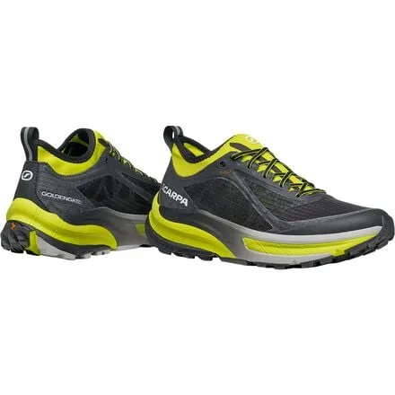 Golden Gate ATR Men's Scarpa Trail Running Shoe, Black/Lime