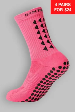 GRIP SOCKS 2.0  MidCalf Length - Pink