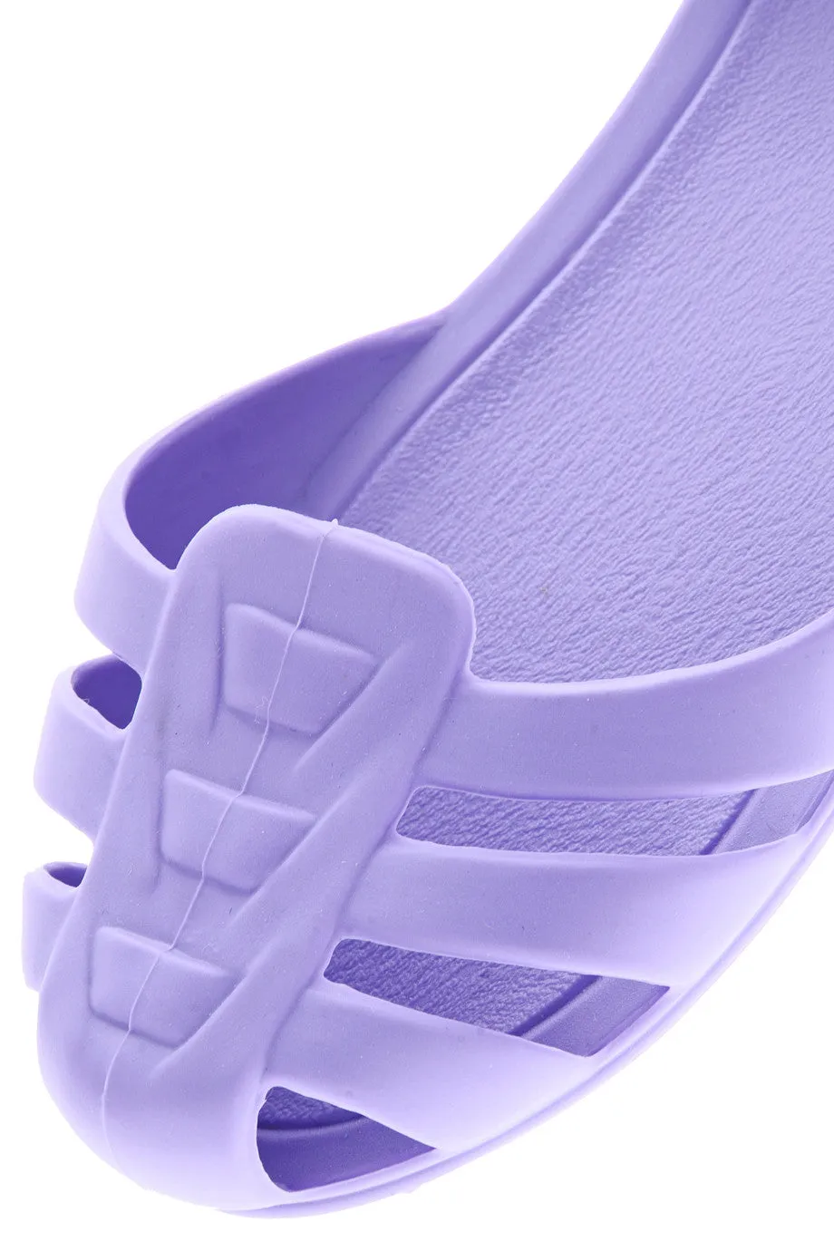 HENRY & HENRY MILA Lilac Rubber Slingbacks