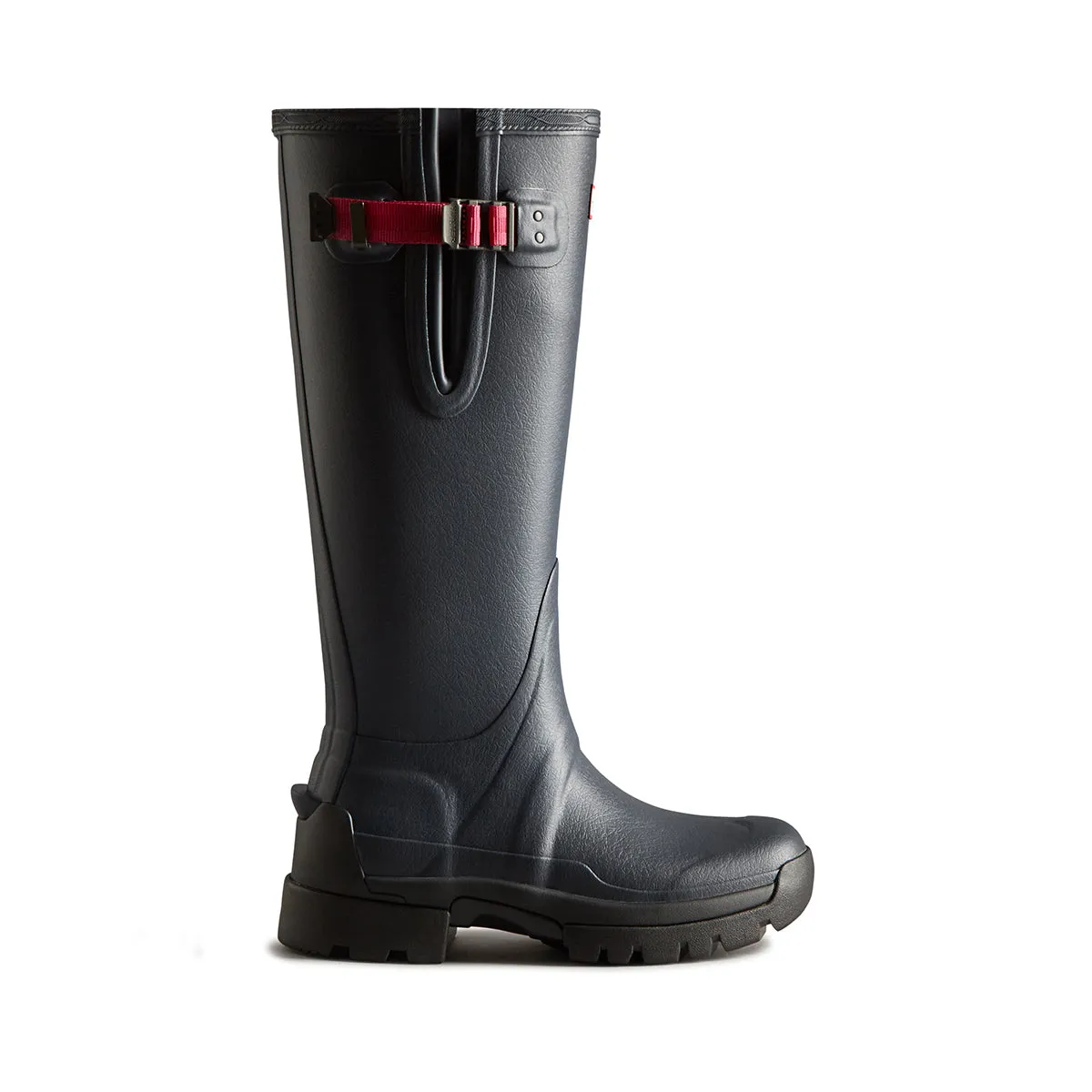 Hunter Women's Balmoral Adjustable 3mm Neoprene Wellington Boots in Navy/Peppercorn