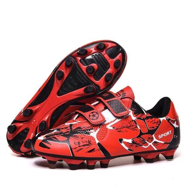 Mess It Kids Outdoor Soccer Cleats/Boys Girls Training Football Cleats