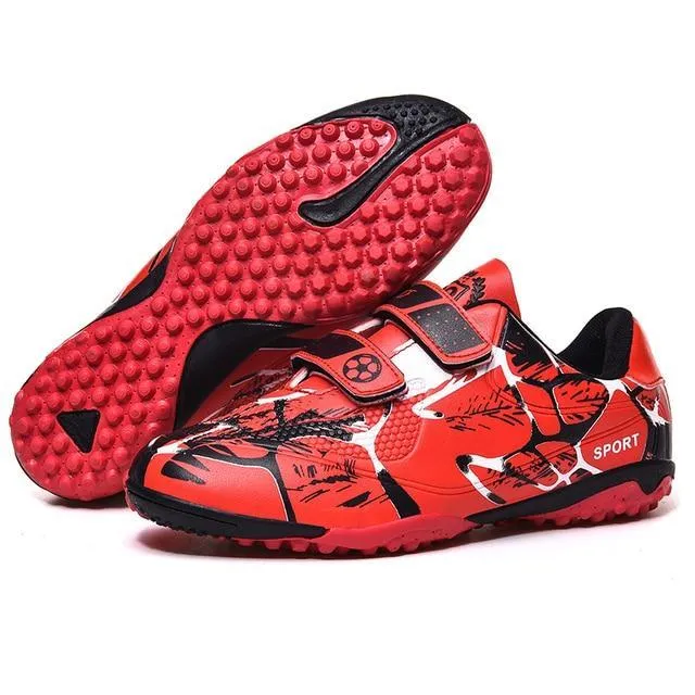 Mess It Kids Outdoor Soccer Cleats/Boys Girls Training Football Cleats