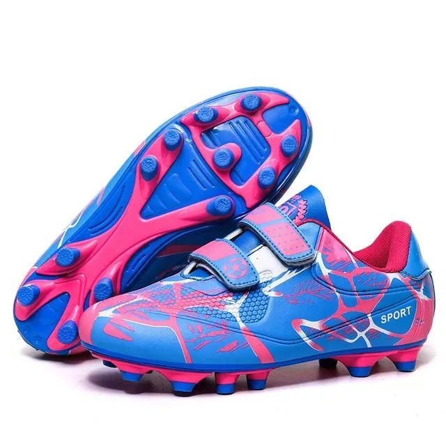 Mess It Kids Outdoor Soccer Cleats/Boys Girls Training Football Cleats