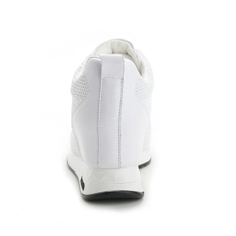 OCW Women Unique High Top Design Comfortable Shoes Height Increase