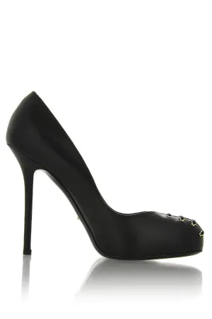 SUSY Black Corset Pumps