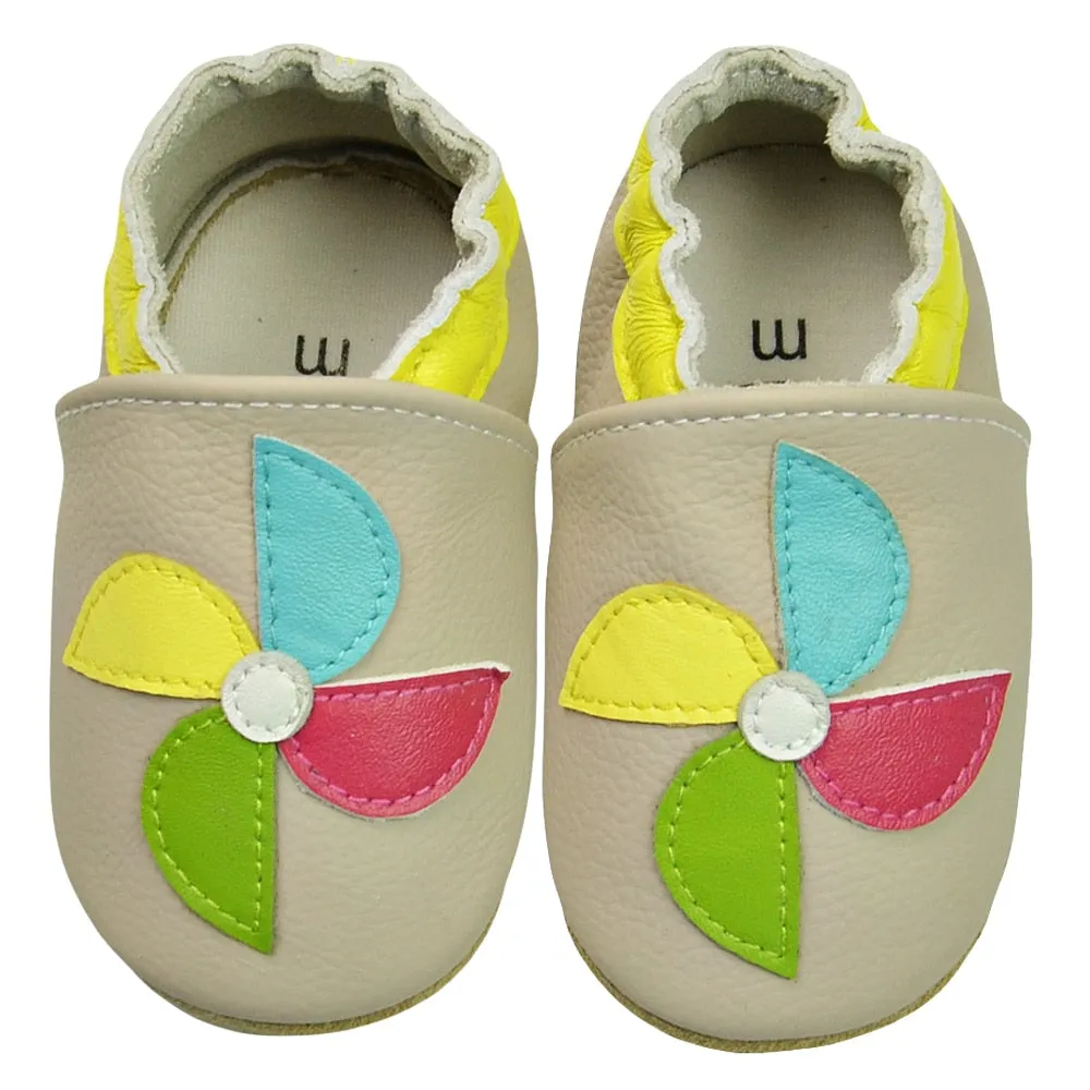 Unisex Soft Cow Leather Moccasins Cool Shoes For Kids