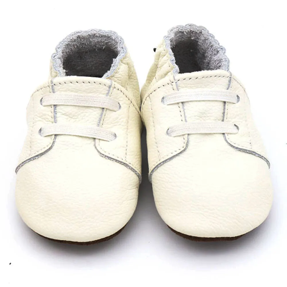 Unisex Soft Cow Leather Moccasins Cool Shoes For Kids