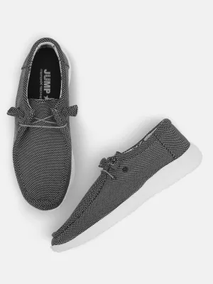 Women Black Casual Canvas Slip-On Sneakers Shoes